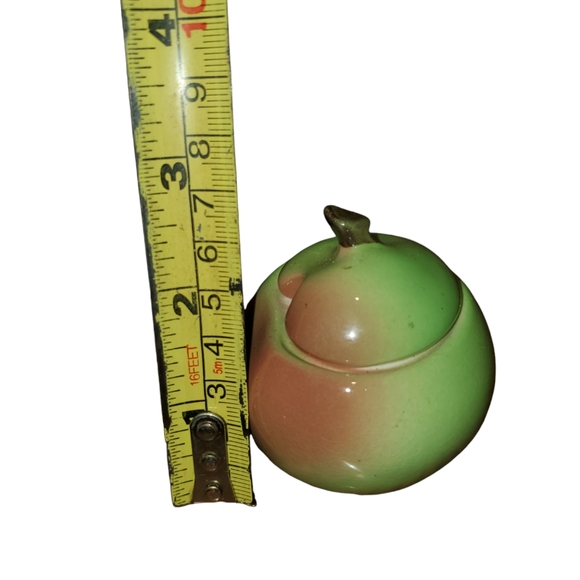 Vintage apple sugar dish - Picture 2 of 2